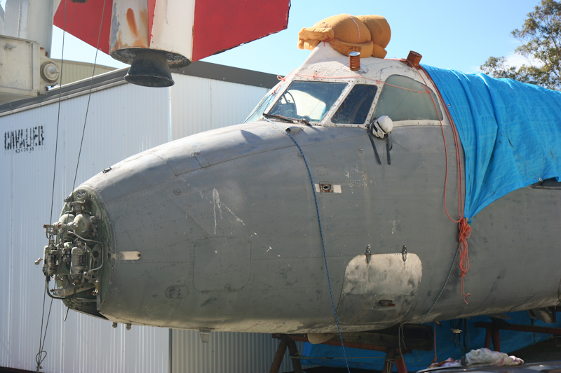 VH-CJS DH-114 Heron prototype at RAAFA Museum