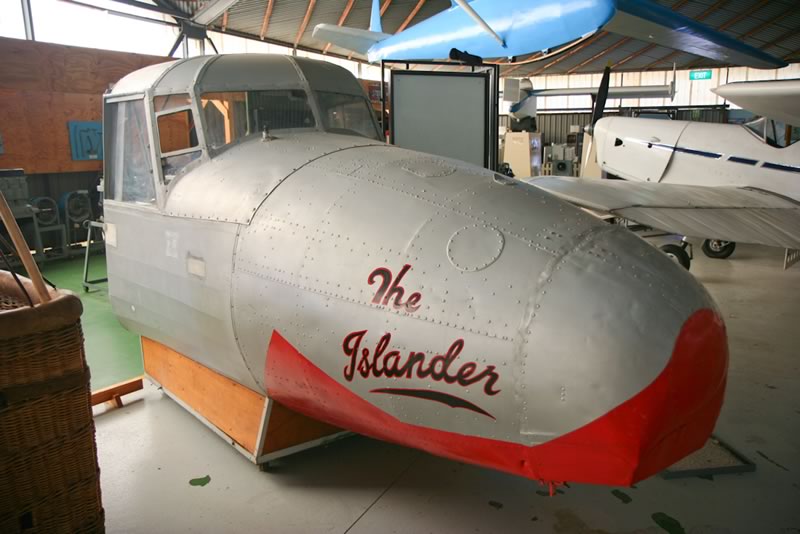 VH-WAC Anson nose section