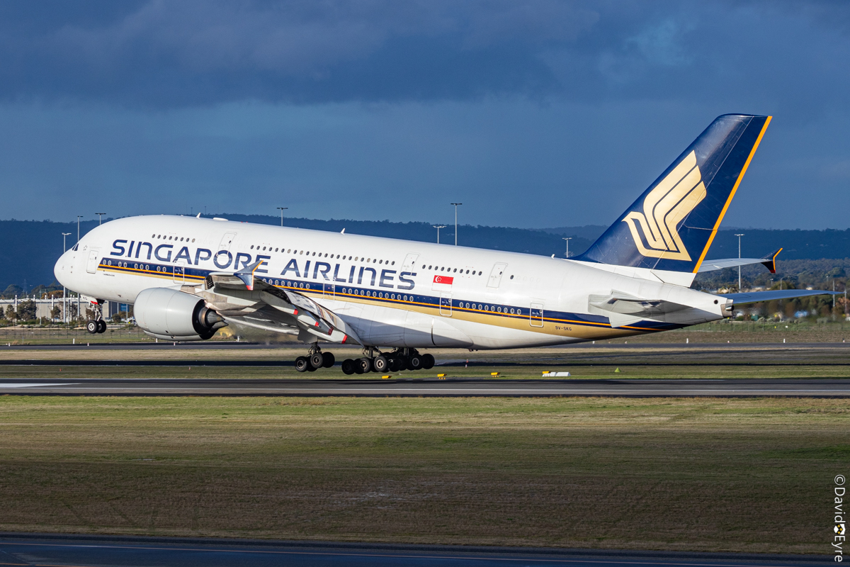 9V-SKG Airbus A380-841 (MSN 019) of Singapore Airlines, at ...