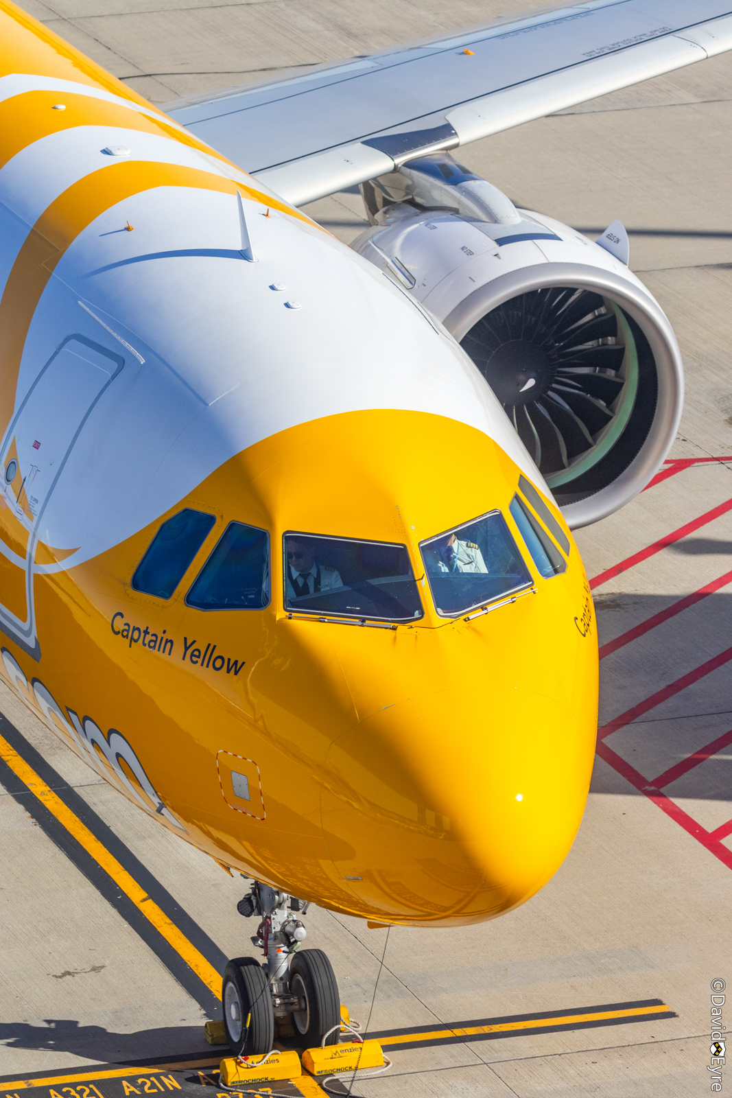 9V NCH Airbus A321 271NX Of Scoot Named Captain Yellow At Perth static-display-at-the-royal-aero-club-of-western-australia-open-day