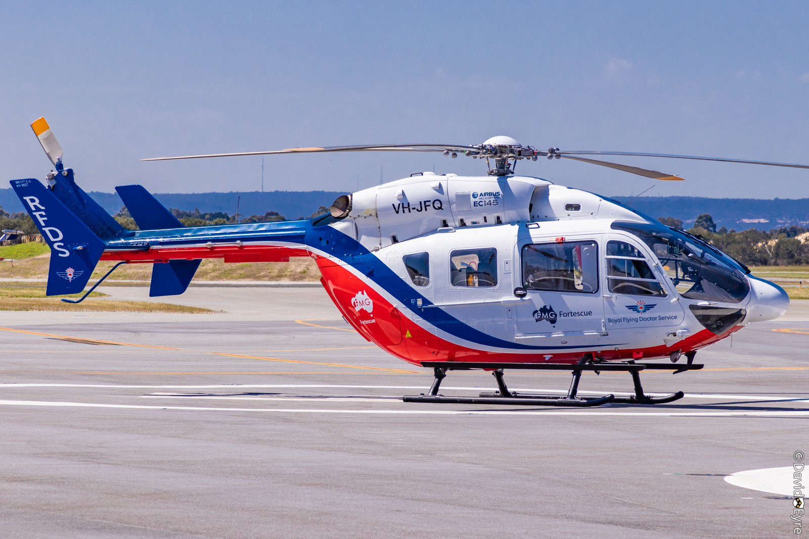 VH-JFQ / FLYDOC 645 Eurocopter BK117C-2 EC145 of Royal Flying Doctor ...